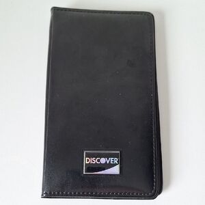Discover Black Wallet Restaurant Wallet / Prop